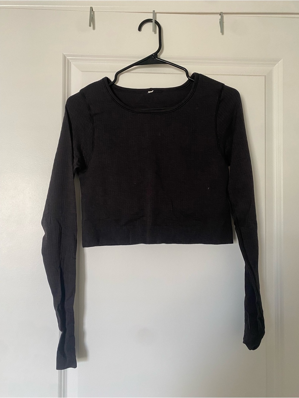 Lululemon Cropped Ribbed Long Sleeve
